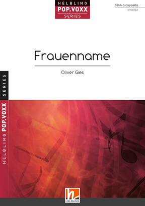 Frauenname Chor-Einzelausgabe SSAA