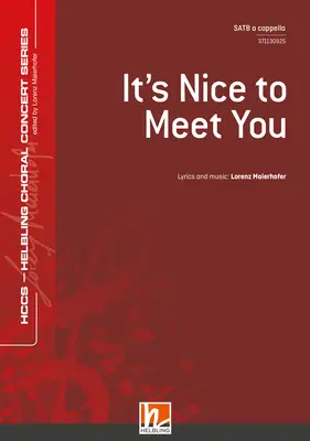 It's Nice to Meet You Chor-Einzelausgabe SATB