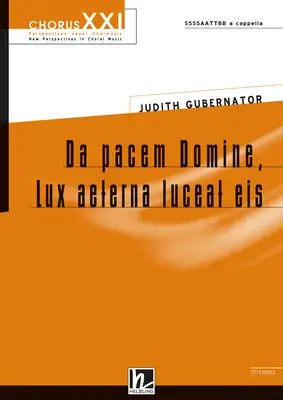 Da pacem Domine - Lux aeterna luceat  Chor-Einzelausgabe SSAATTBB