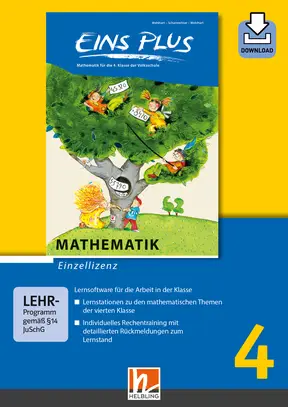 EINS PLUS 4 Lernsoftware für die Klasse Einzellizenz