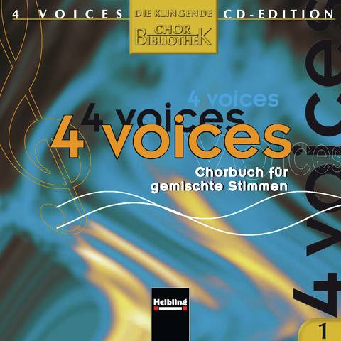 4 voices – CD 1 mit Vokalaufnahmen