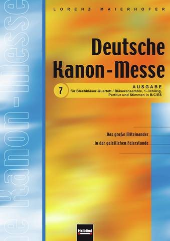 Deutsche Kanon-Messe (Blechbläser)