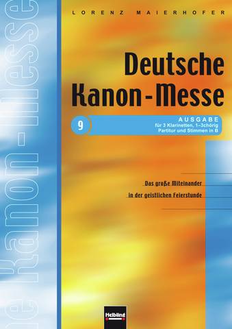 Deutsche Kanon-Messe (Klarinetten)