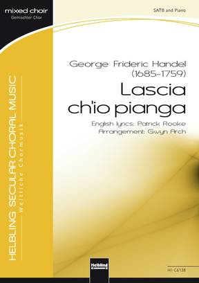 Lascia ch'io pianga Chor-Einzelausgabe SATB