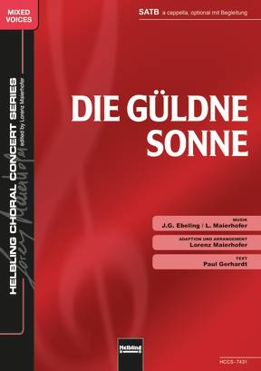 Die güldne Sonne Chor-Einzelausgabe SATB