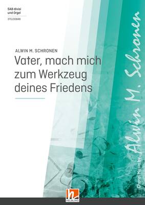 Vater, mach mich zum Werkzeug deines Friedens Chor-Einzelausgabe SAB