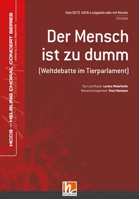 Der Mensch ist zu dumm Chor-Einzelausgabe SATB