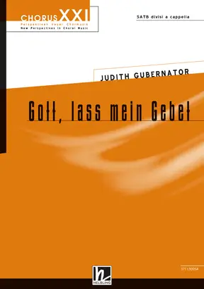 Gott, lass mein Gebet Chor-Einzelausgabe SATB divisi