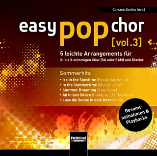 easy pop chor (vol. 3) - Sommerhits Gesamtaufnahmen und Playbacks