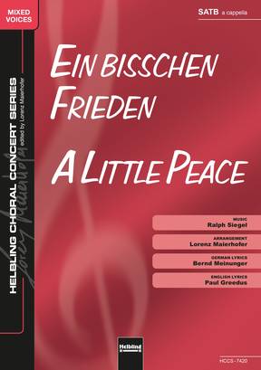 Ein bisschen Frieden Chor-Einzelausgabe SATB