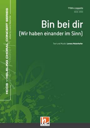 Bin bei dir Chor-Einzelausgabe TTBB