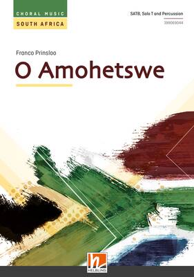 O Amohetswe Choral single edition SATBB