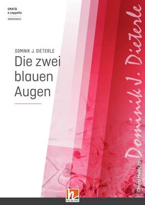 Die zwei blauen Augen Choral single edition SMATB