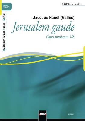 Jerusalem gaude Choral single edition SSATTB