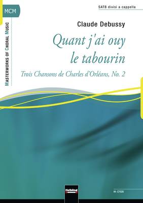 Quant j'ai ouy le tabourin Choral single edition SATB divisi