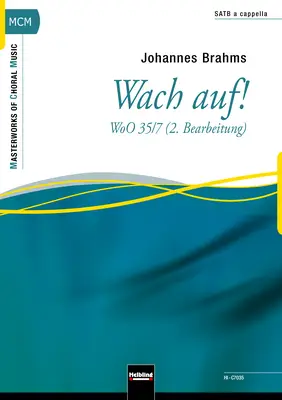 Wach auf! Choral single edition SATB