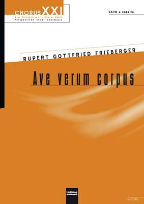 Ave verum corpus Choral single edition SATB