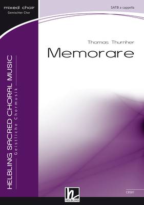 Memorare Choral single edition SATB divisi