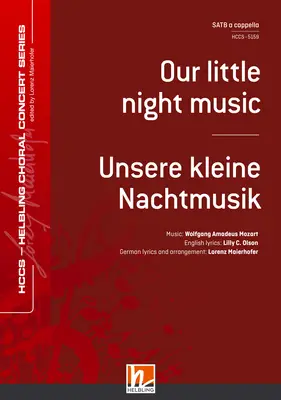 Our Little Night Music Choral single edition SATB