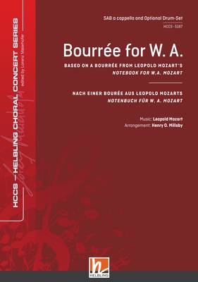 Bourrée for W. A. Choral single edition SAB