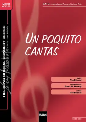 Un poquito cantas Choral single edition SATB