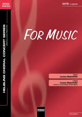 For Music Choral single edition SATB