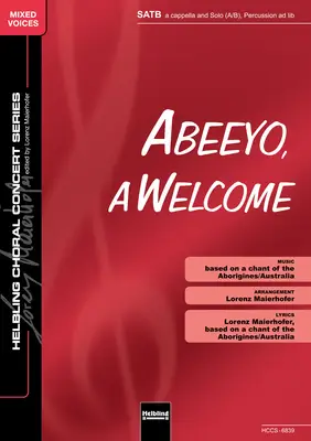 Abeeyo, a Welcome Choral single edition SATB