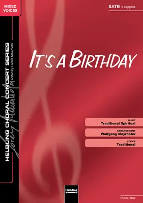 It's a Birthday Choral single edition SATB