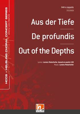 Aus  der Tiefe / De profundis Choral single edition SAB