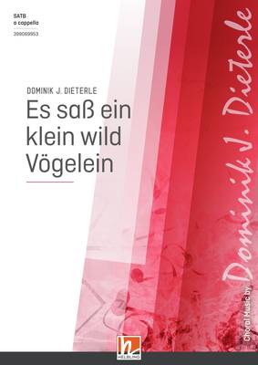 Es saß ein klein wild Vögelein Choral single edition SATB