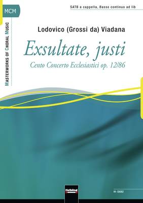 Exsultate, justi Choral single edition SATB