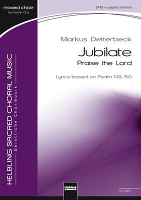 Jubilate - Praise the Lord Choral single edition SATB