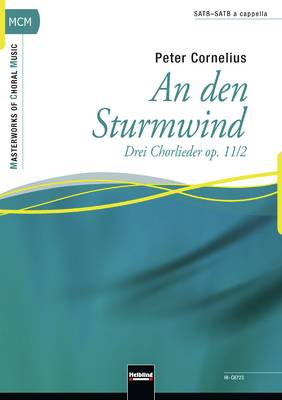 An den Sturmwind Choral single edition SATB-SATB