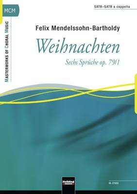 Weihnachten Choral single edition SATB-SATB