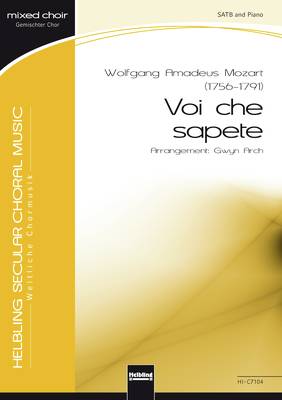 Voi che sapete Choral single edition SATB