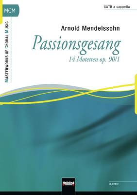 Passionsgesang Choral single edition SATB divisi