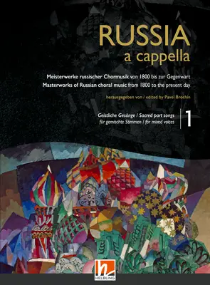 RUSSIA a cappella 1 - Sacred part songs Choral Book SATB