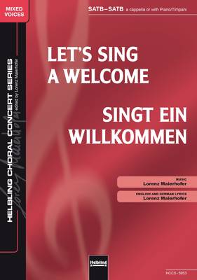 Let's Sing a Welcome Choral single edition SATB-SATB