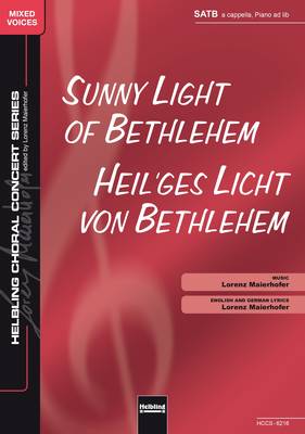 Sunny Light of Bethlehem Choral single edition SATB