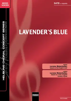 Lavender's Blue Choral single edition SATB