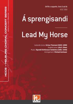 Á sprengisandi Choral single edition SATB