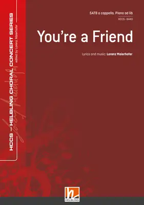 You're a Friend Choral single edition SATB