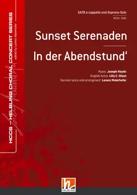 Sunset Serenade Choral single edition SATB