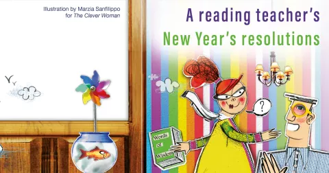 A reading teacher's New Year's resolutions
